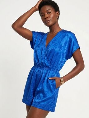 Shore Bright Royal Blue Romper - Small